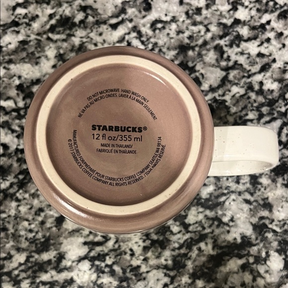 Starbucks CUTE Speckled Rose Gold Heart Mug 12 oz - Picture 8 of 8